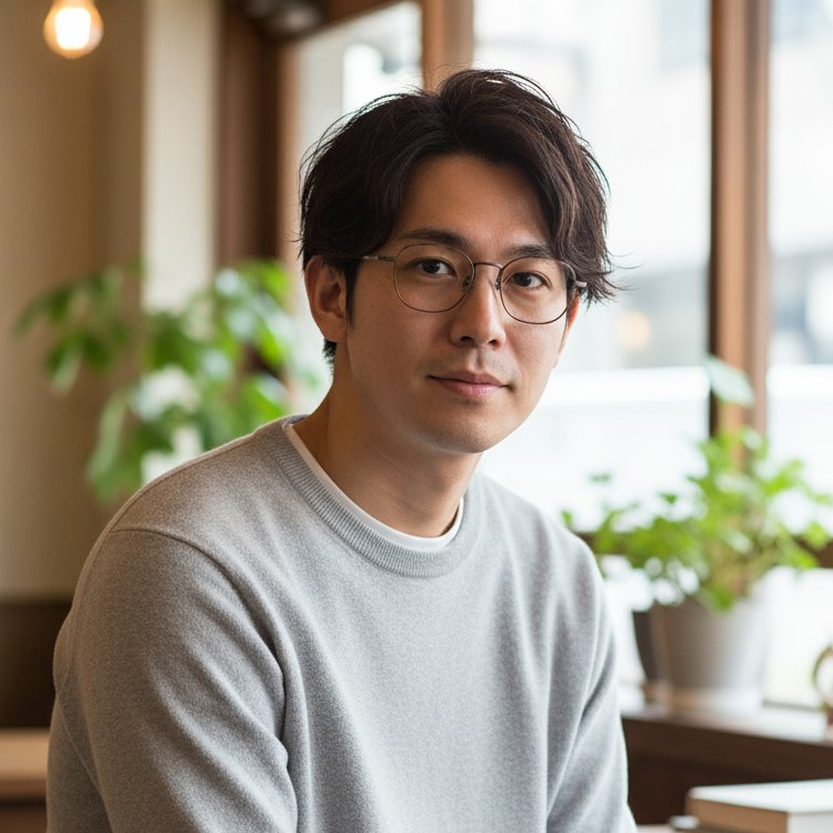 Eterlens｜10g 手作りレトロシンプルチタンメガネ｜匠の技が光る一本