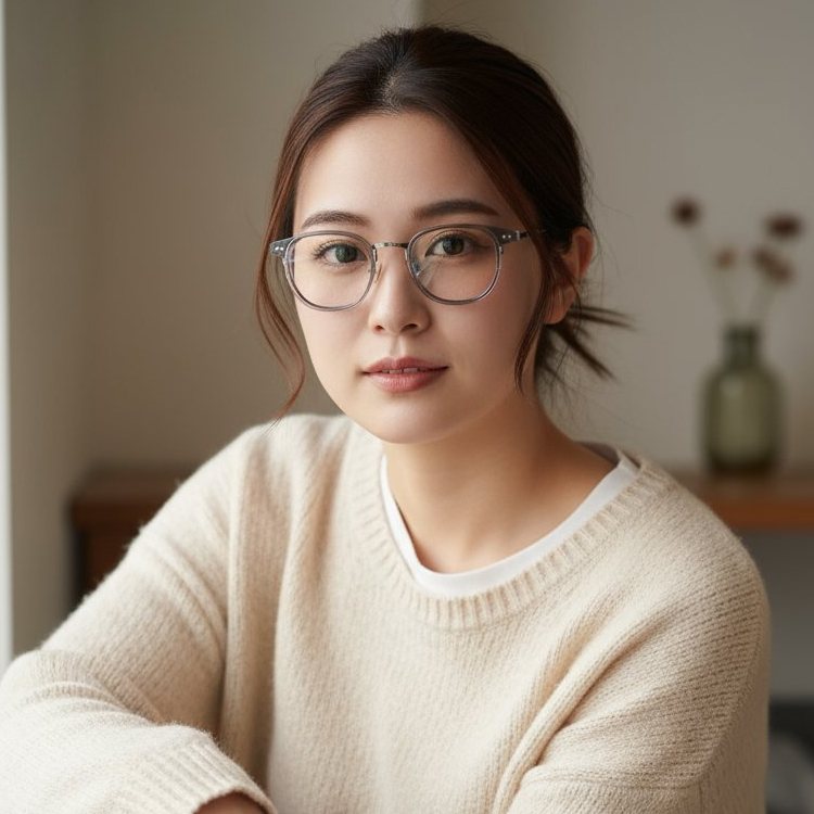 知性の窓｜13g 高級感あふれる彫刻模様チタンメガネ｜匠の技が光る一本 | Wellington RxReady - 商品画像 4/13