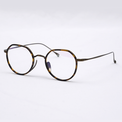 Eterlens｜7.2g 軽量チタン製多角形フレームメガネ｜匠の技が光る一本