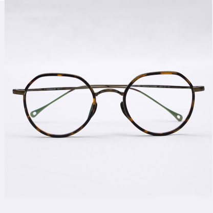 Eterlens｜7.2g 軽量チタン製多角形フレームメガネ｜匠の技が光る一本