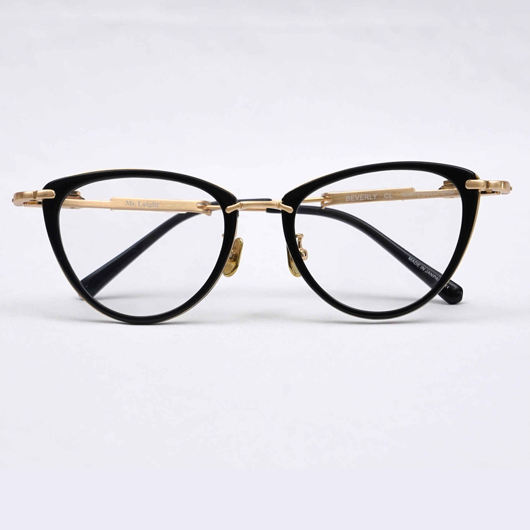 Eterlens｜12.8g メカニカルなフォックス型チタンアセテートメガネ｜欧米スタイル