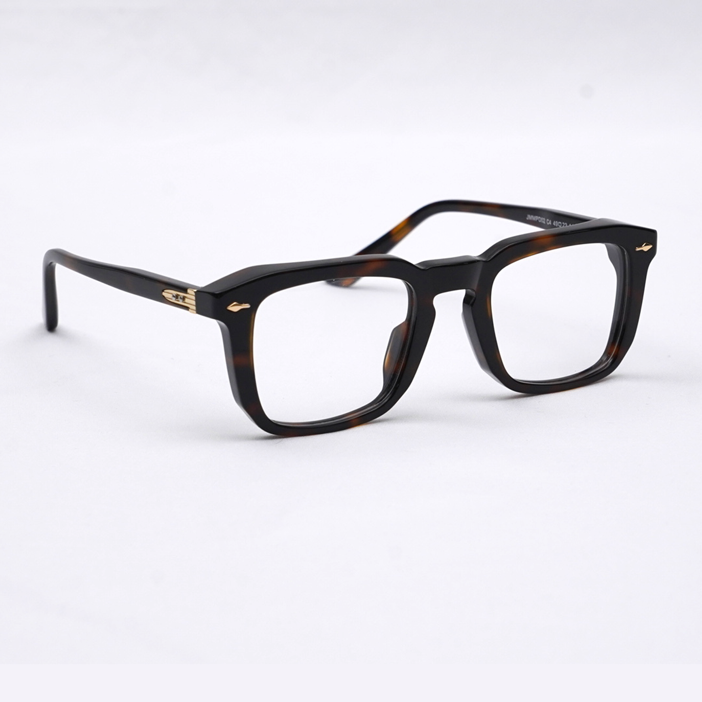 Eterlens 知性の窓｜ウェリントン型アセテート製素顔に映えるメガネ｜アート感漂う太縁｜オーダーメイド