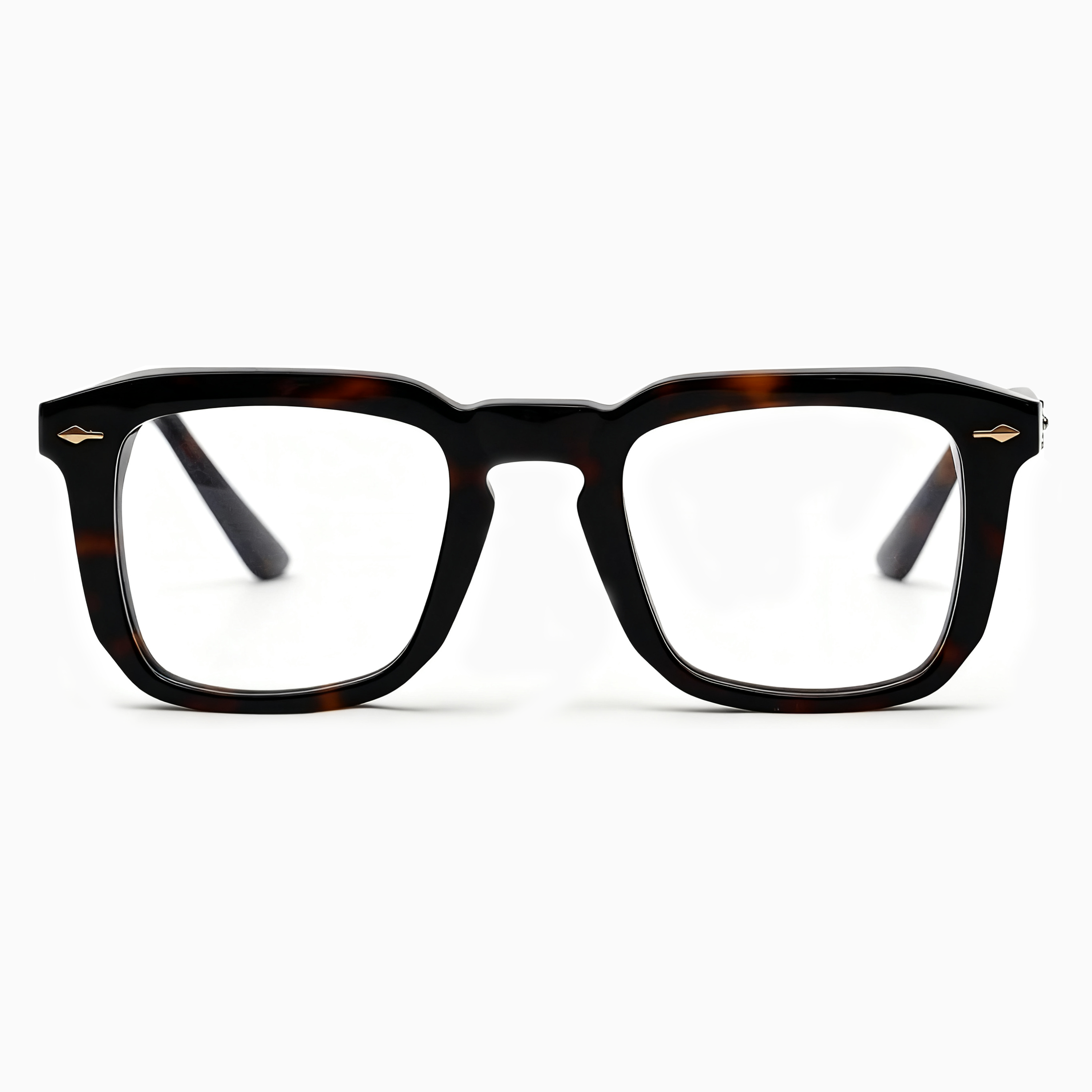 Eterlens 知性の窓｜ウェリントン型アセテート製素顔に映えるメガネ｜アート感漂う太縁｜オーダーメイド