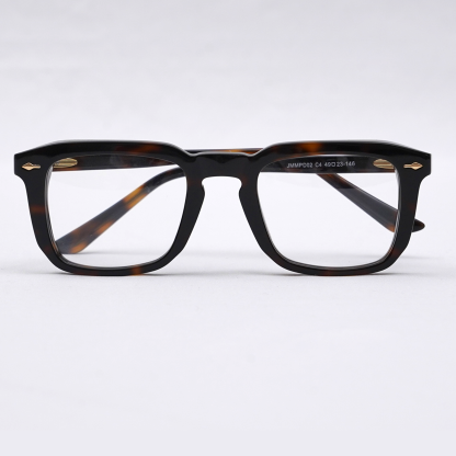 Eterlens 知性の窓｜ウェリントン型アセテート製素顔に映えるメガネ｜アート感漂う太縁｜オーダーメイド