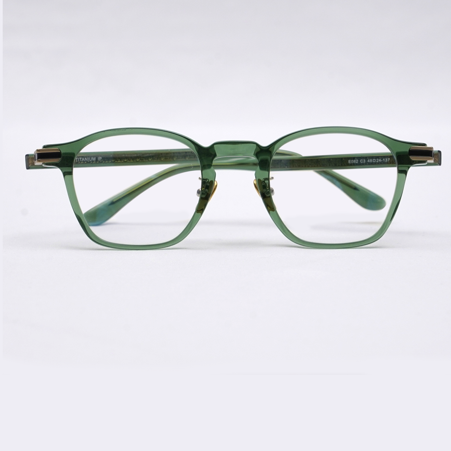 Eterlens｜19g クラシックなウェリントン型メガネ｜太縁フレーム｜オーダーメイド