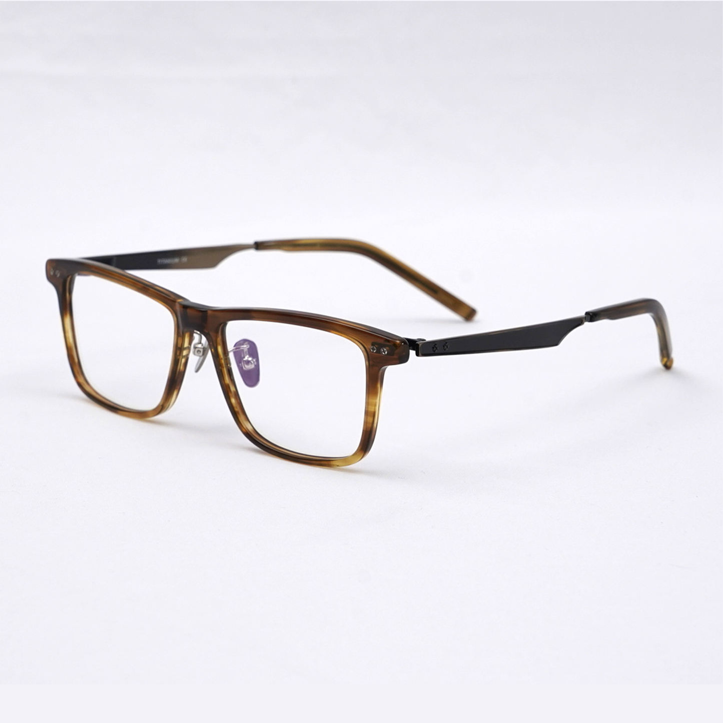 Eterlens 知性の窓｜15.5g 上質なアセテート製メガネ｜レトロで上品｜オーダーメイド