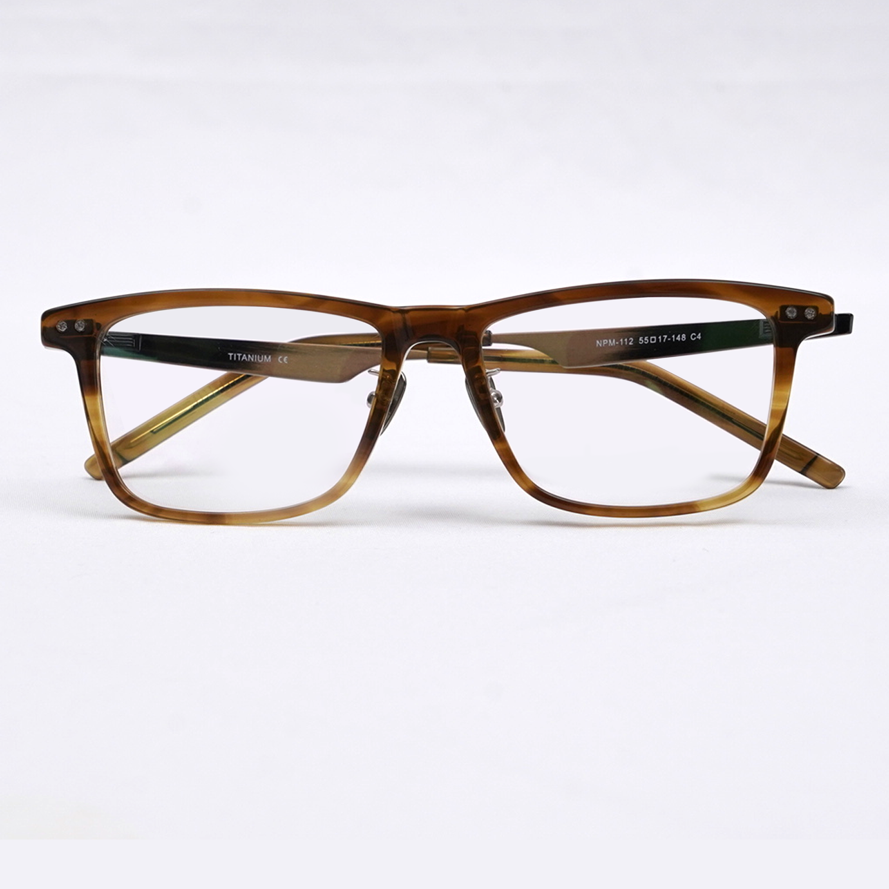 Eterlens 知性の窓｜15.5g 上質なアセテート製メガネ｜レトロで上品｜オーダーメイド