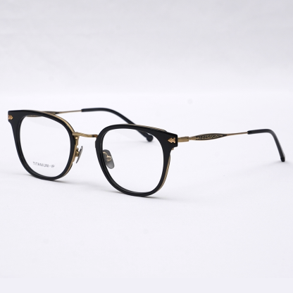 Eterlens | 16.5g フルリムチタンメガネ | レトロモダン | オーダーメイ ド
