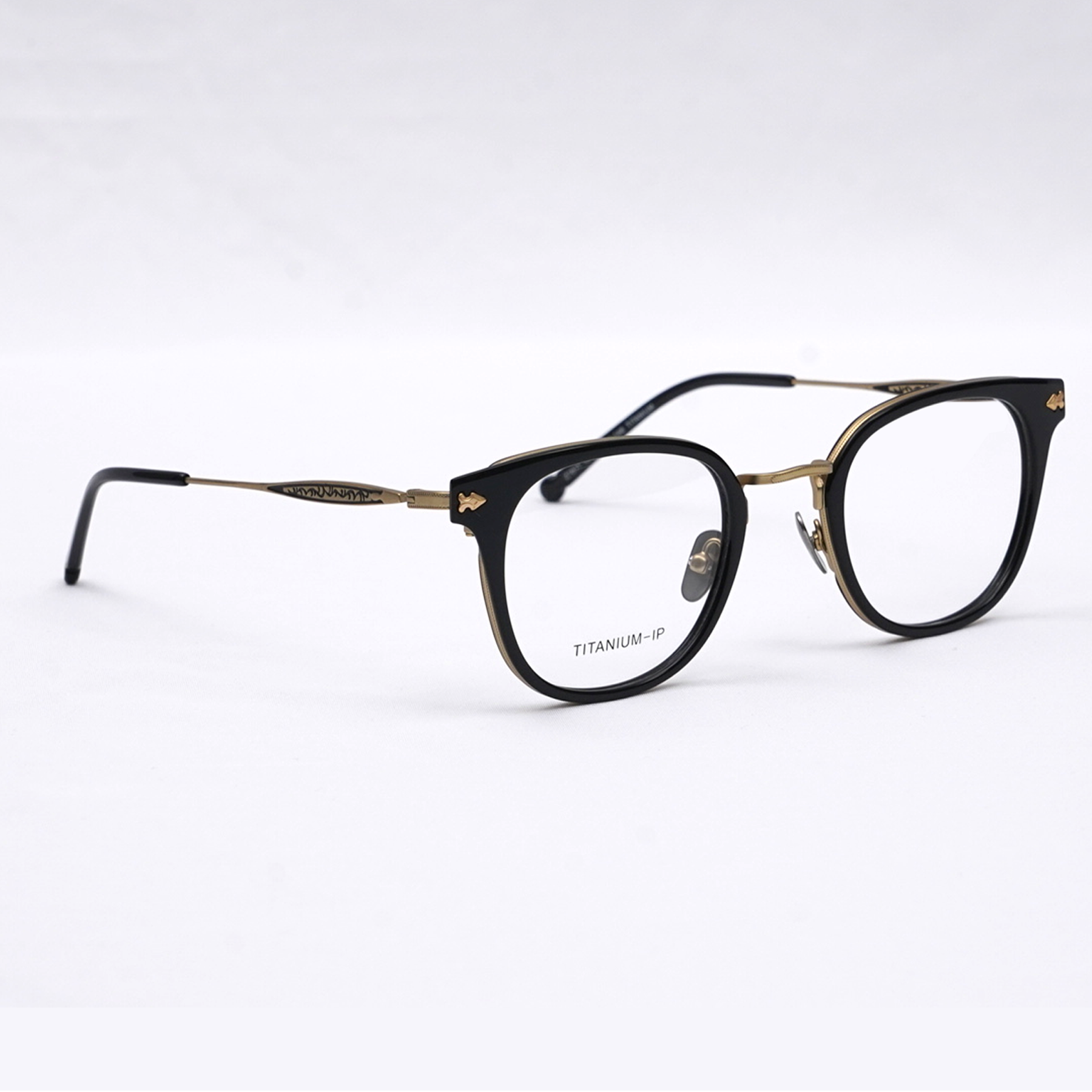 Eterlens | 16.5g フルリムチタンメガネ | レトロモダン | オーダーメイ ド