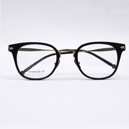 Eterlens | 16.5g フルリムチタンメガネ | レトロモダン | オーダーメイ ド