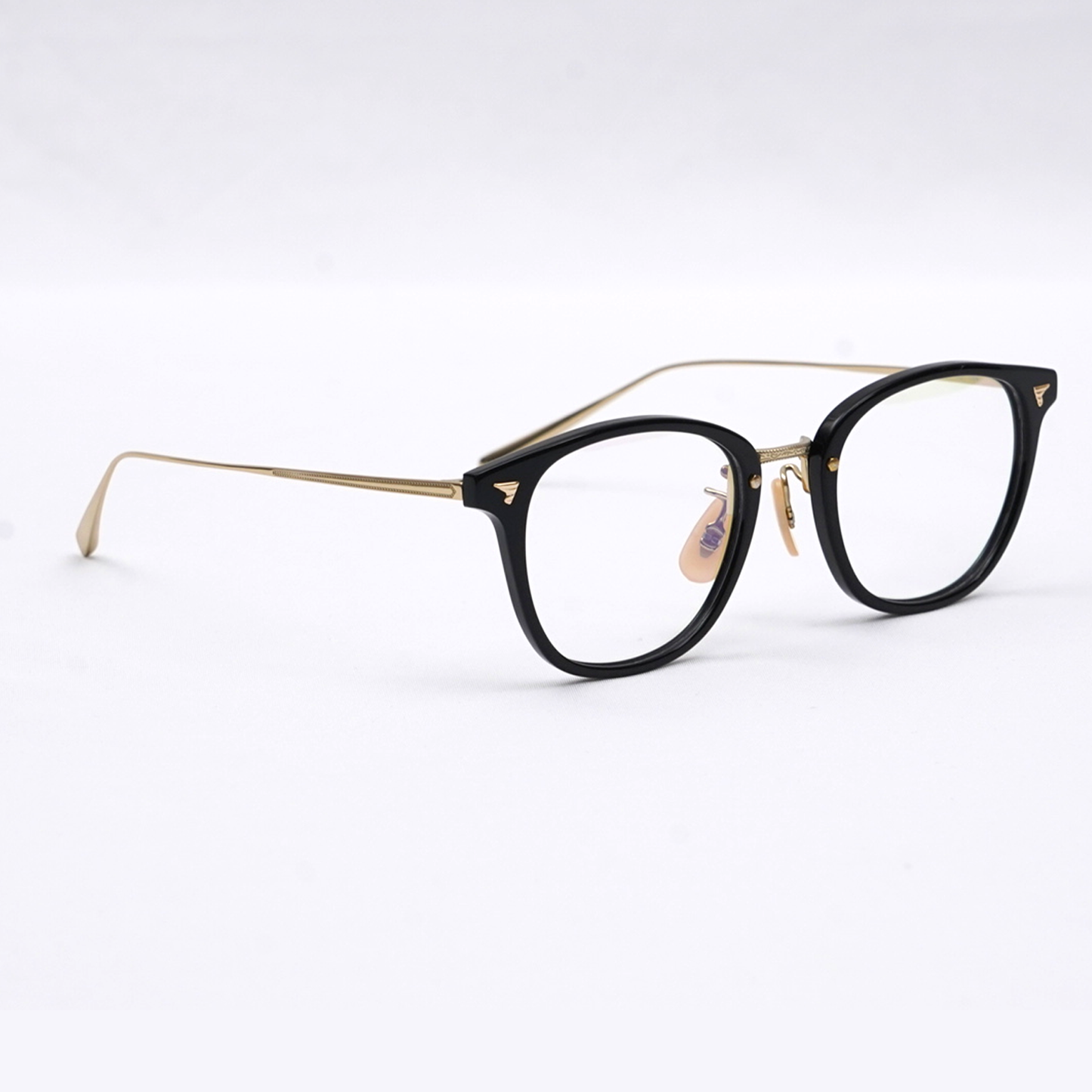 Eterlens| 10.8g クラシックなボストン型アセテートチタンメガネ|メタルブリッジ|オーダーメイド