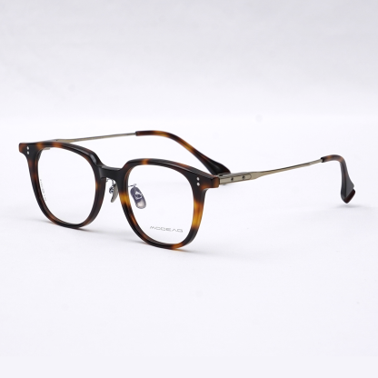 Eterlens 知性の窓｜16.4g ボストン型アセテートチタン製メガネ｜レトロ風｜オーダーメイド