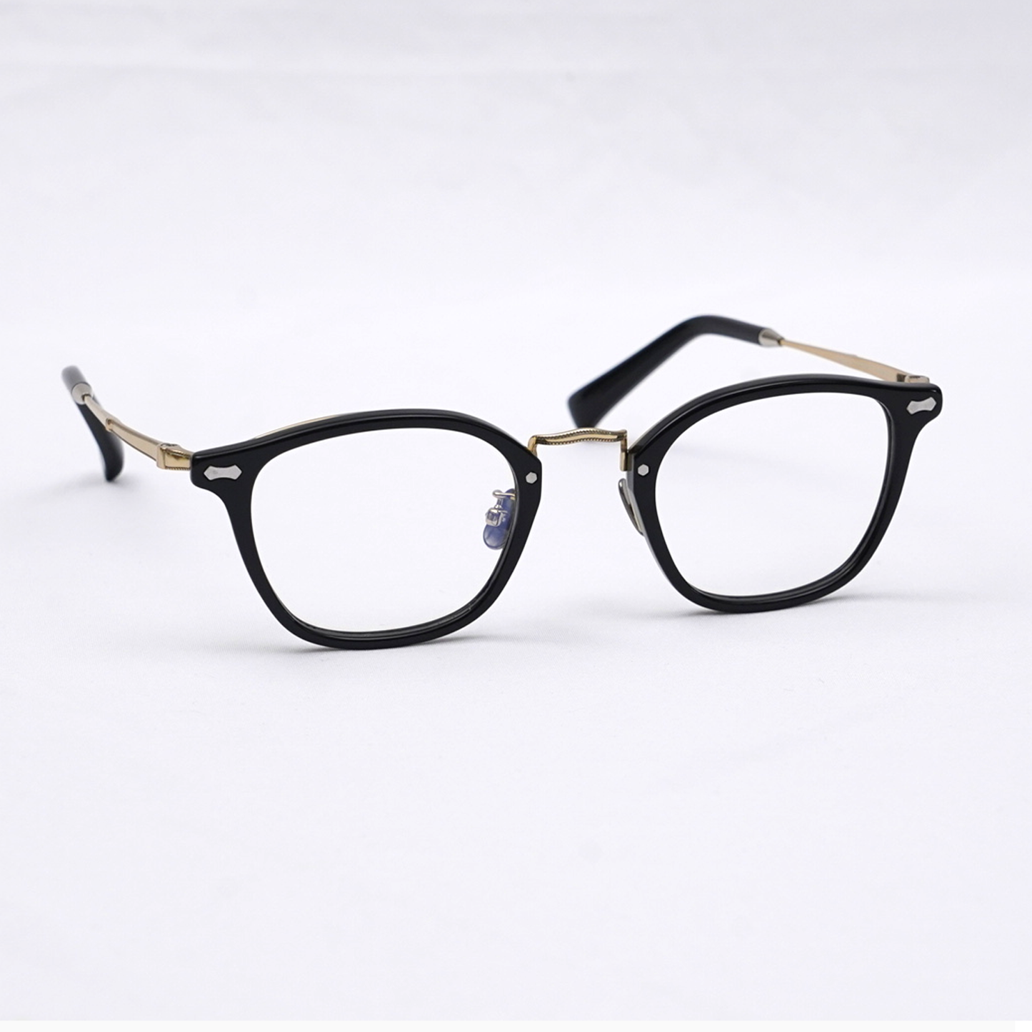 Eterlens|15.8g ウェリントン型メタルブリッジメガネ|クラシックなデザイン|オーダーメイド