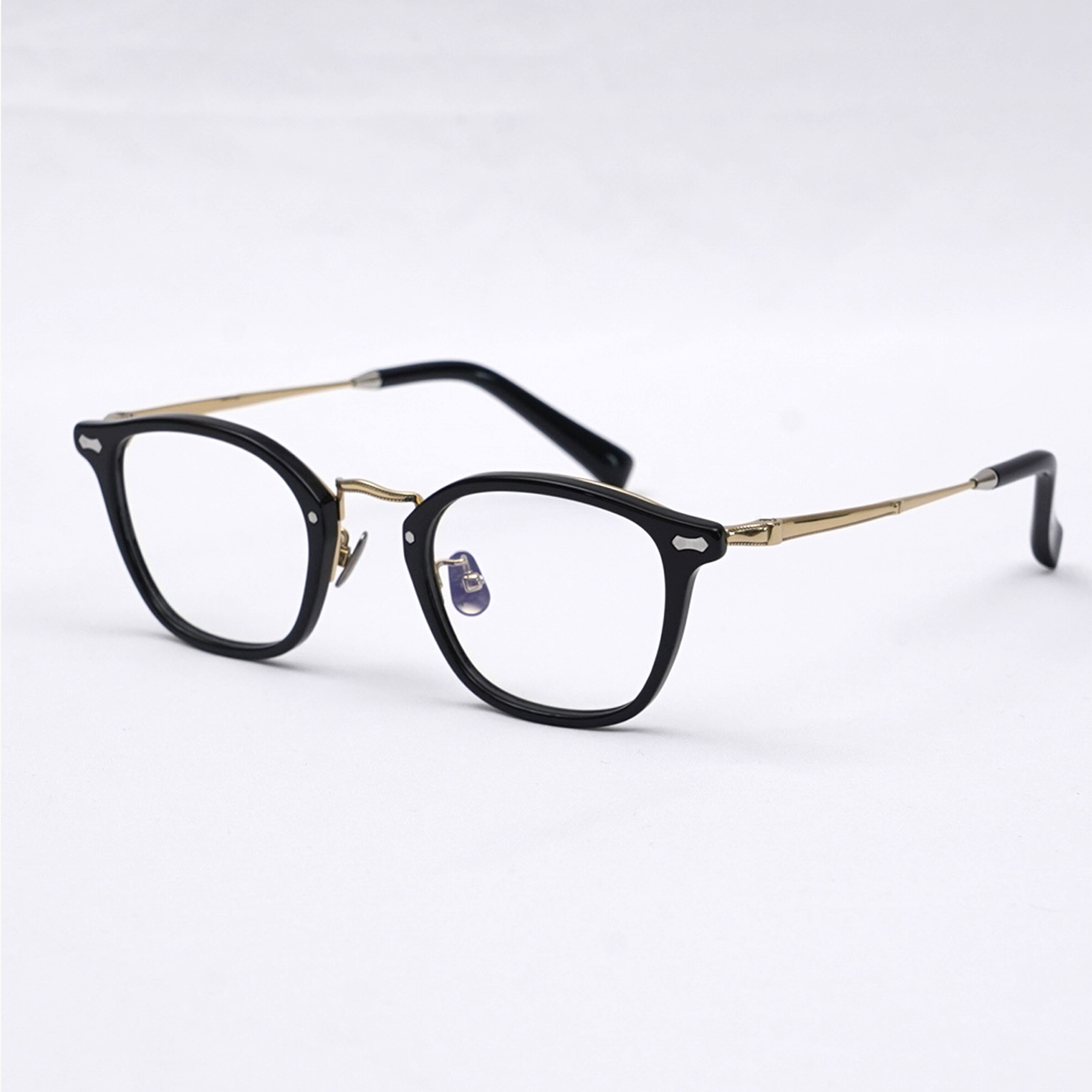 Eterlens|15.8g ウェリントン型メタルブリッジメガネ|クラシックなデザイン|オーダーメイド