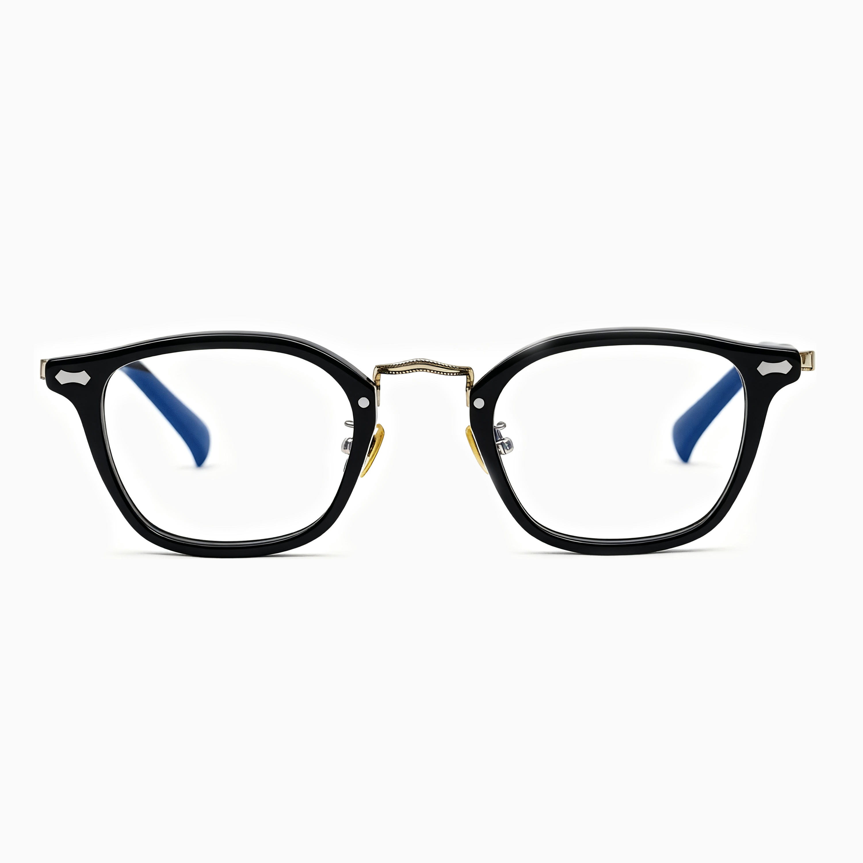 Eterlens|15.8g ウェリントン型メタルブリッジメガネ|クラシックなデザイン|オーダーメイド