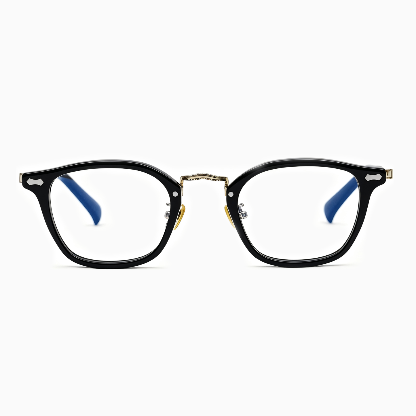 Eterlens|15.8g ウェリントン型メタルブリッジメガネ|クラシックなデザイン|オーダーメイド