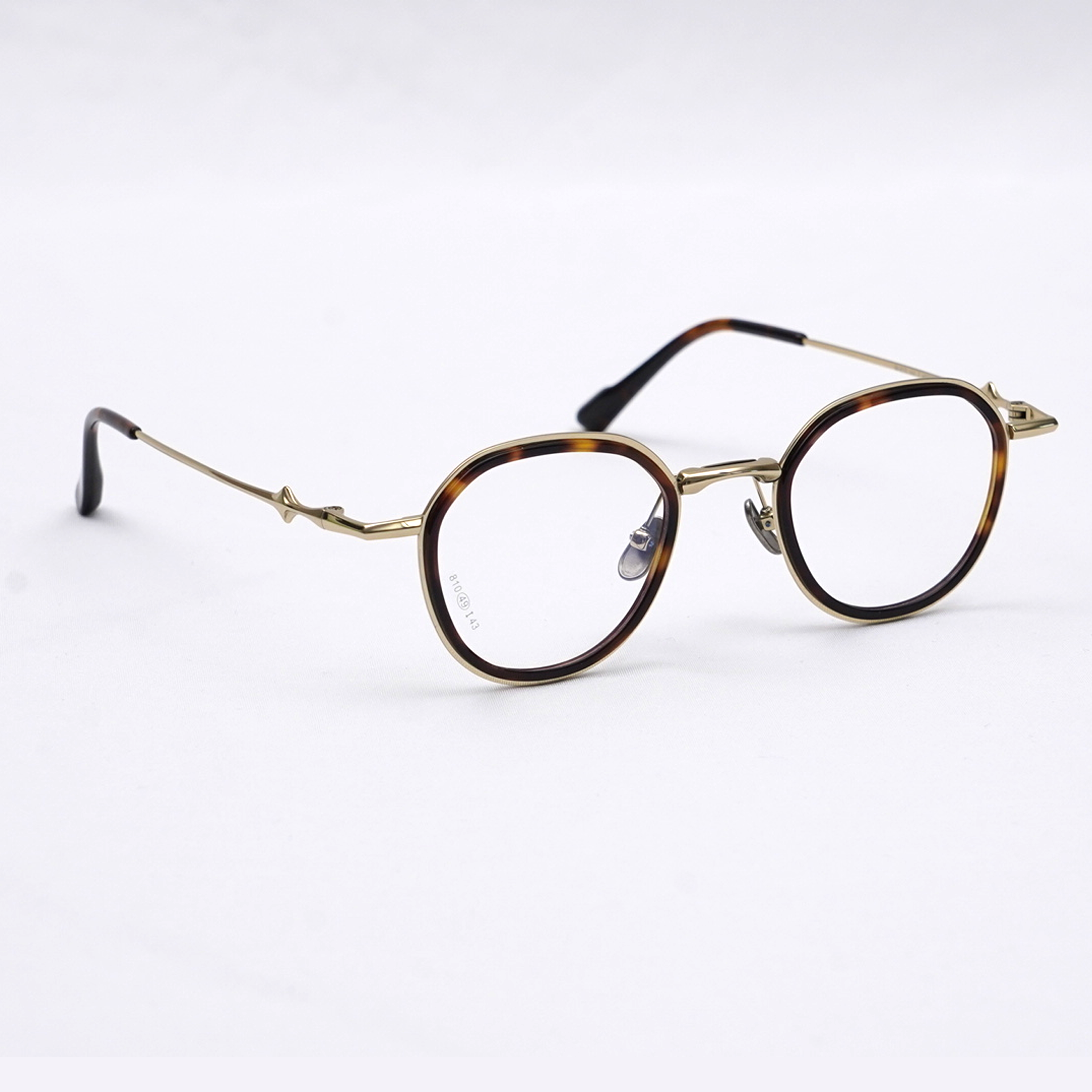 Eterlens | 12.5g  チタン+アセテート縁取り二重構造レトロ風メガネ | 贅沢な工芸 | オーダーメイド