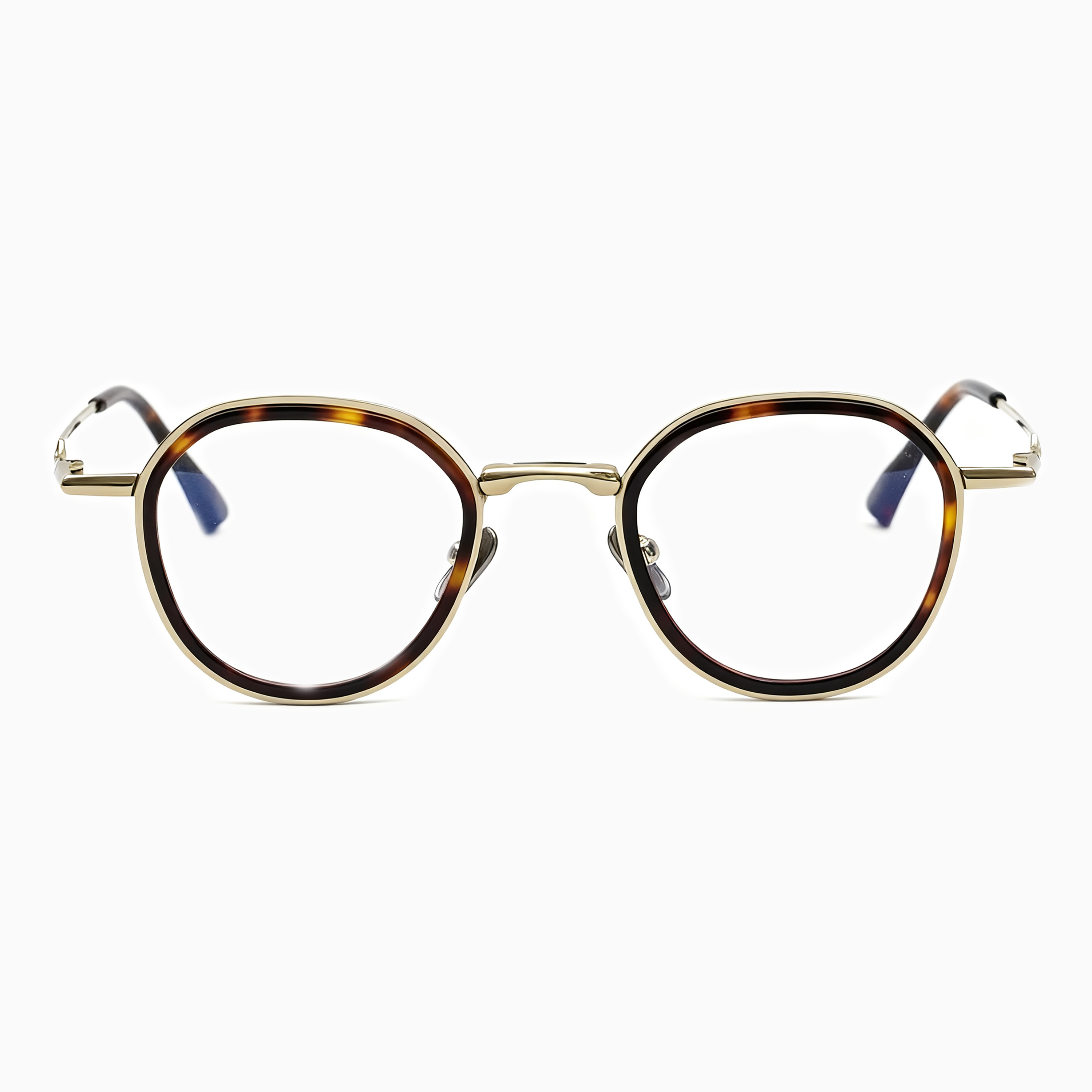 Eterlens | 12.5g チタン+アセテート縁取り二重構造レトロ風メガネ | 贅沢な工芸 | オーダーメイド