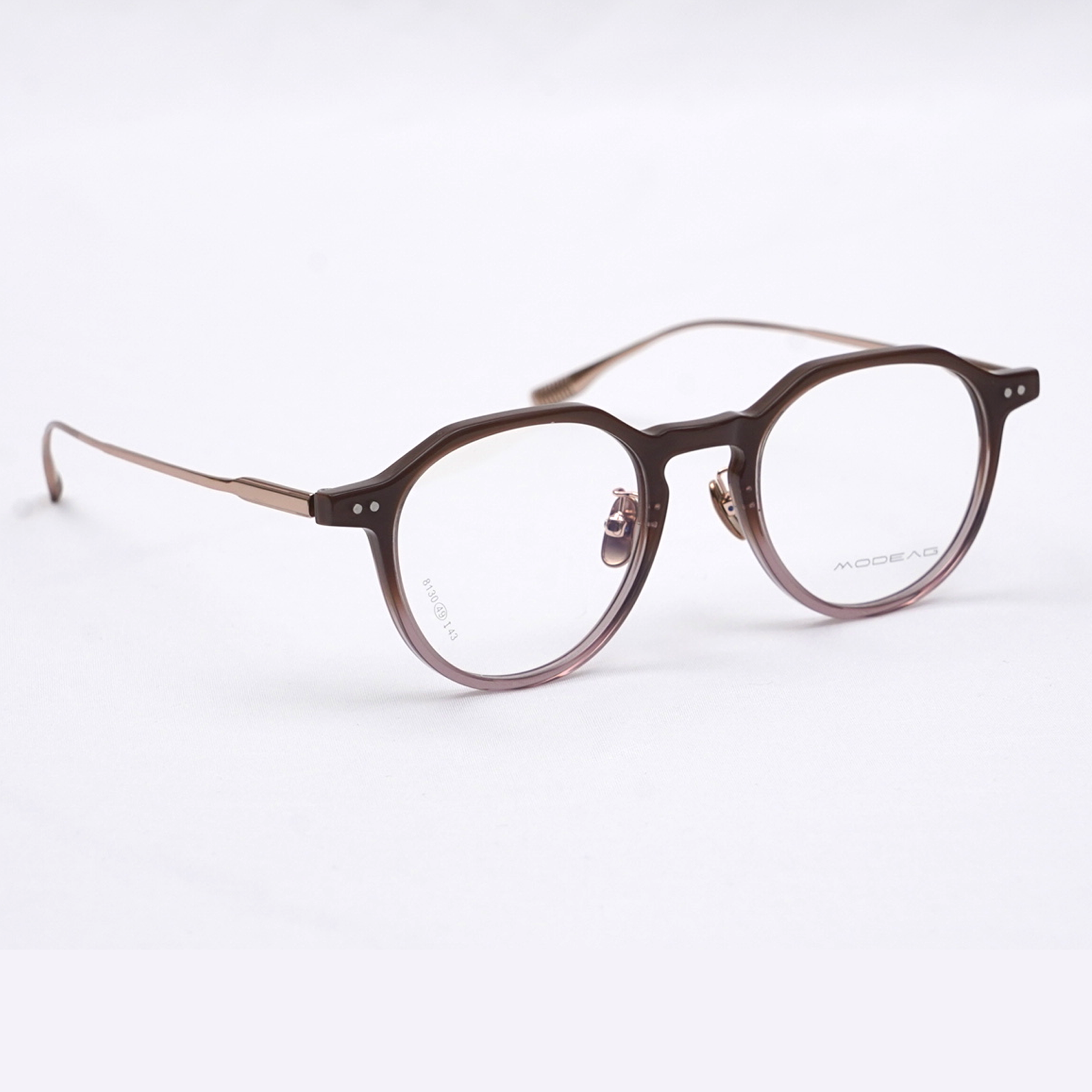 Eterlens｜13.4g クラウンパント型アセテートメガネ｜クラシックでおしゃれ｜オーダーメイド
