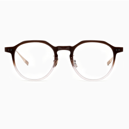 Eterlens｜13.4g クラウンパント型アセテートメガネ｜クラシックでおしゃれ｜オーダーメイド