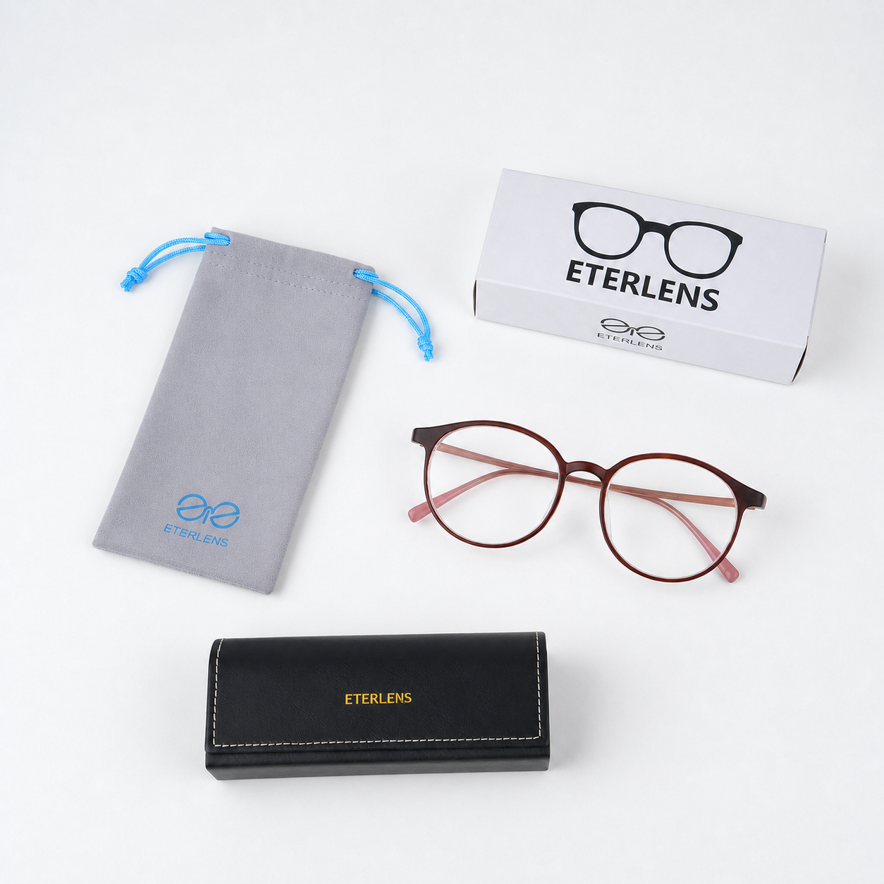 [Red]超軽量ブルーライトカット若見え老眼鏡 | Boston BlueGuard | Eterlens