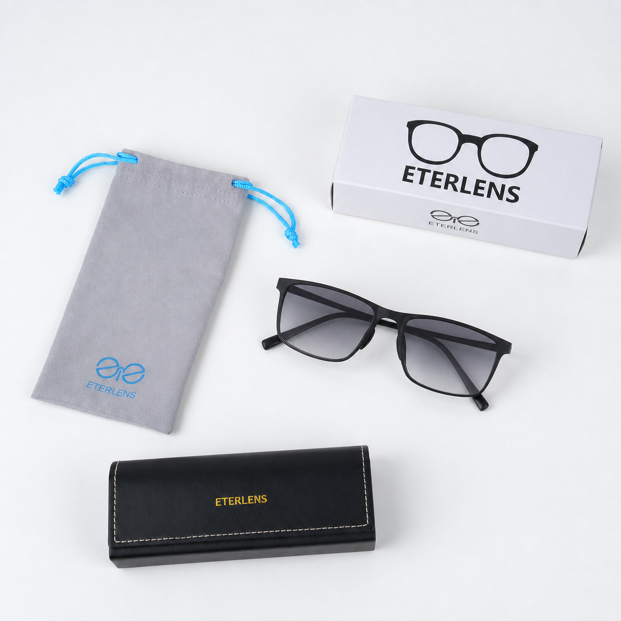 【度付きサングラス】Eterlens | 遠近両用累進多焦点老眼鏡付きサングラス |遠くも手元もこれ一本、ドライブから通勤まで快適