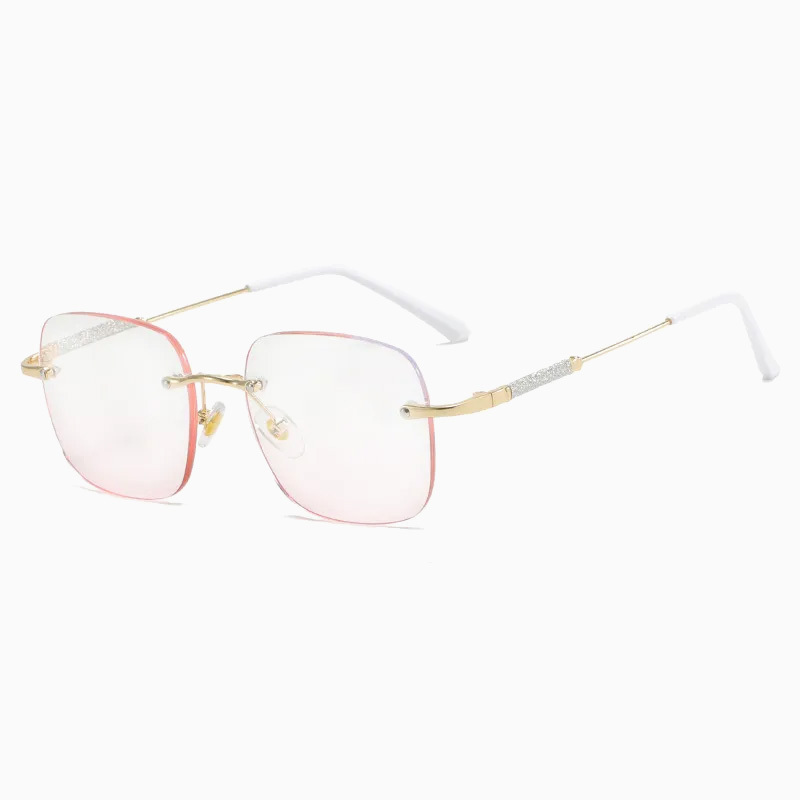 Eterlens チークカラーレンズ機能付き新作リムレス老眼鏡-Eterlens