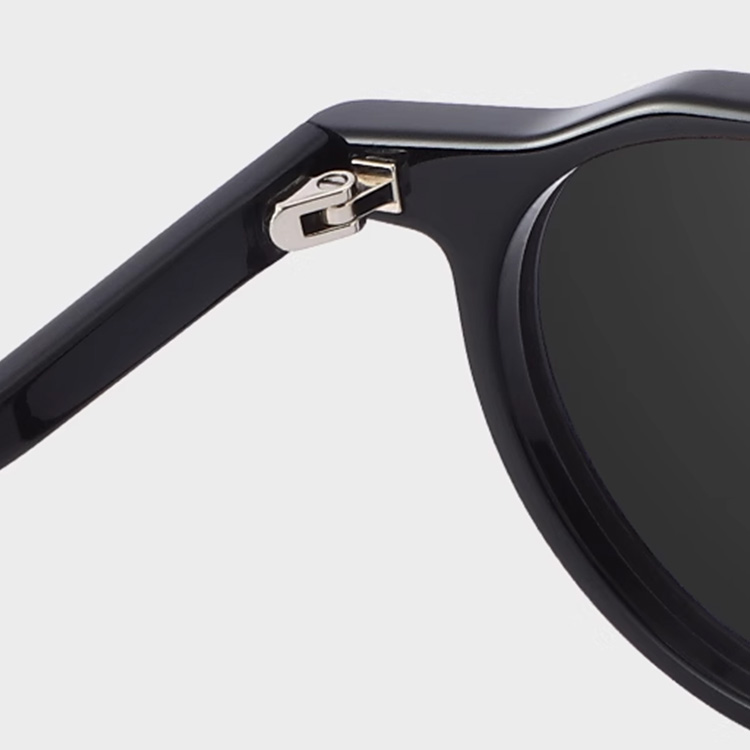 Eterlens 小さなラウンドフレームのアセテート風クラウン型｜UV400紫外線防止｜ヒップホップパンクスタイルサングラス-Eterlens