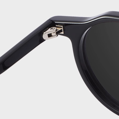 Eterlens 小さなラウンドフレームのアセテート風クラウン型｜UV400紫外線防止｜ヒップホップパンクスタイルサングラス-Eterlens