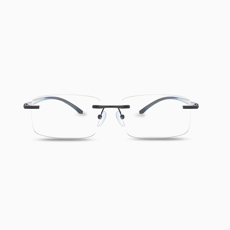 老眼鏡めがねメガネ　リムレス老眼鏡 ブルーライトカットシニアグラス +1.5 めがねメガネ リムレス老眼鏡 ブルーライトカットシニアグラス +