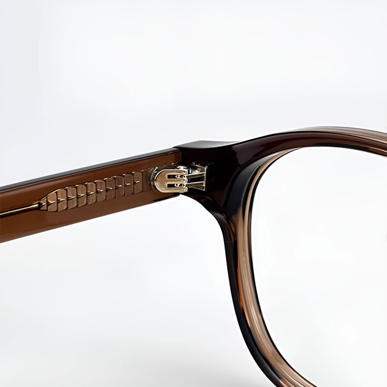 【匠仕上げ・芯張りテンプル】Eterlens 度付きメガネ｜高密度アセテート｜上質でクラシックなボストン型｜超軽量・高耐久・おしゃれ - 商品画像 6/11 (Wellington RxReady)