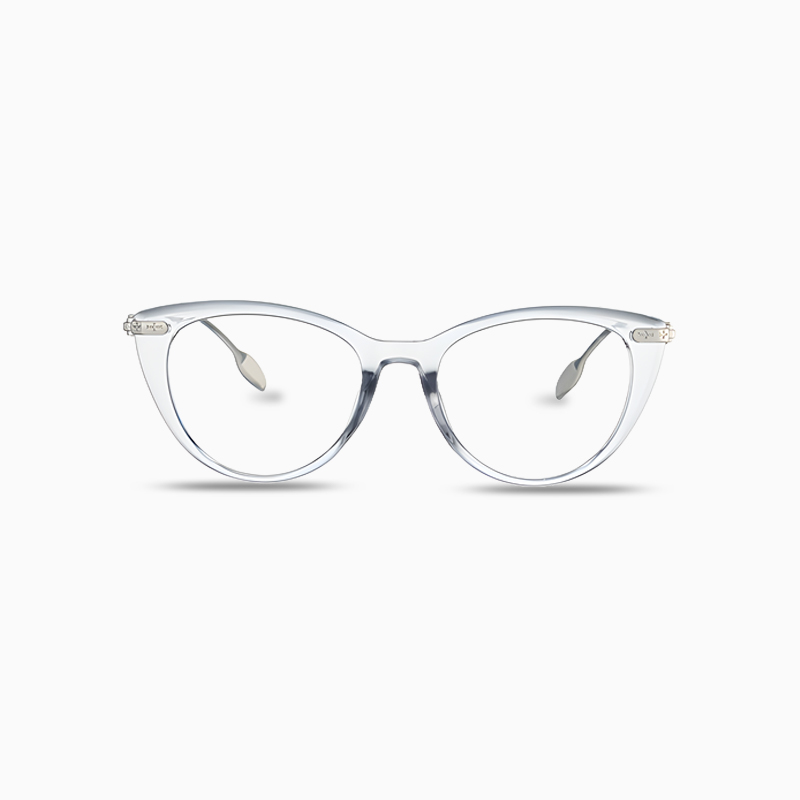 Eterlens 金属テンプルのフォックスメガネ-Eterlens