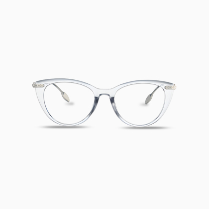 Eterlens 金属テンプルのフォックスメガネ-Eterlens