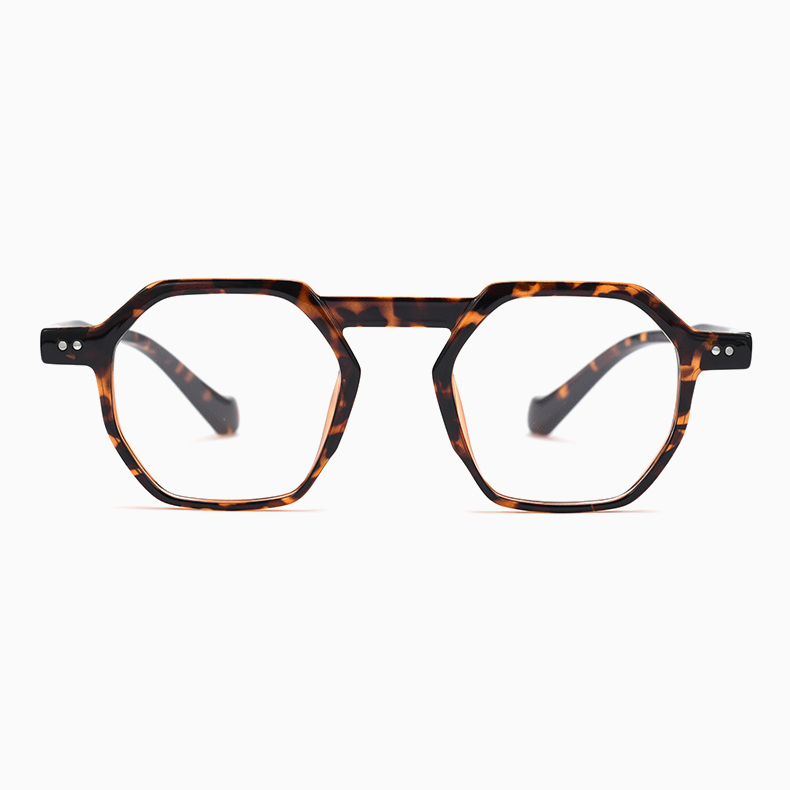 Eterlens｜派手な多角形超軽量メガネ｜個性的でファッショナブル