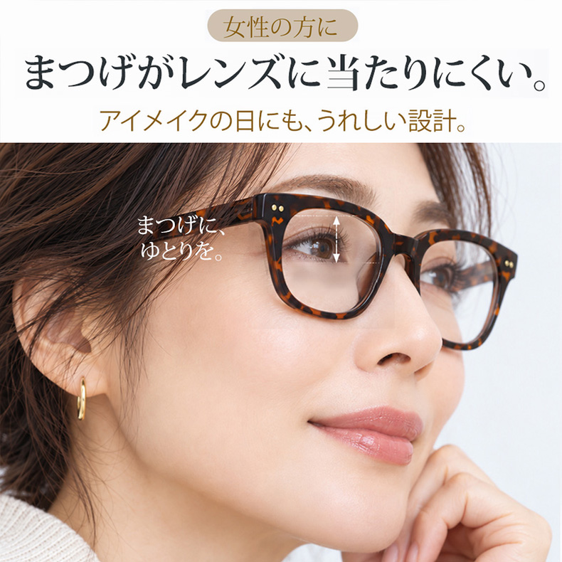 メガネ業界の常識をぶっ壊す ブルーライト対策太縁ビッグフレーム老眼鏡 | Wellington BlueGuard | Eterlens