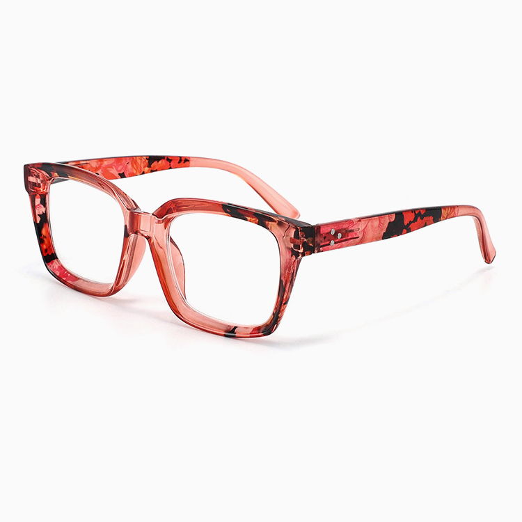 【トレンド感満載・小顔効果】Eterlens 老眼鏡 おしゃれ スクエアメガネ | TR超軽量フレーム | ブルーライトカット・個性的ファッション - 商品画像 8/8 (Round BlueGuard)