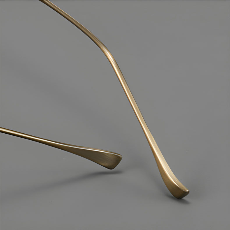 Eterlens｜華奢な彫刻模様付き超軽量チタンメガネ｜クラシックアート｜オーダーメイド