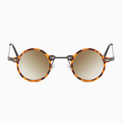 Eterlens 小さめの個性ラウンドフレーム|UV400|ヒップホップ風サングラス-Eterlens