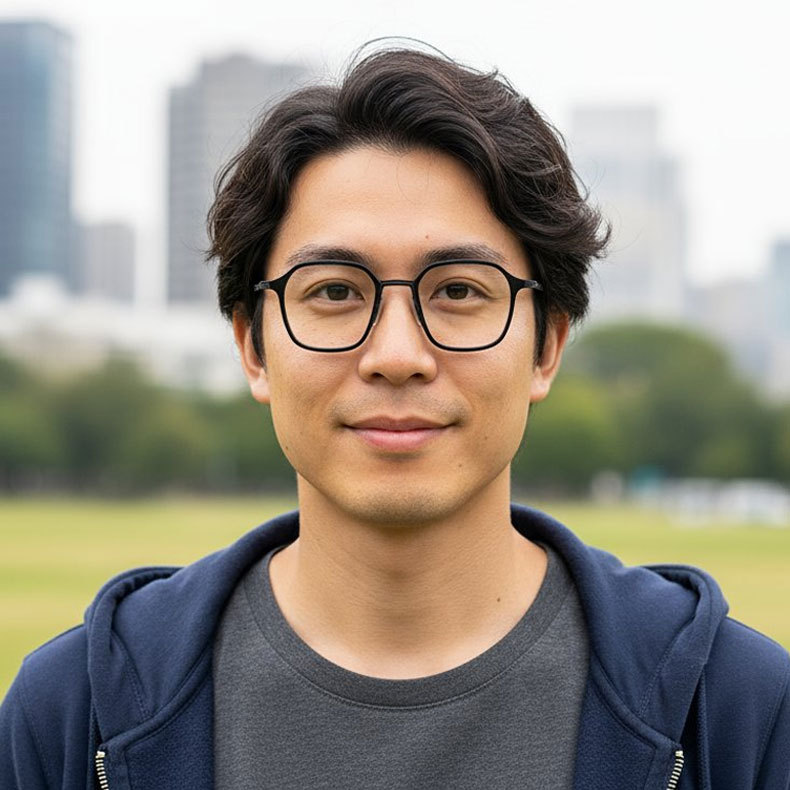 Eterlens 知性の窓 | 10g ビジネススタイルウェリントン型メガネ | レトロインダストリアル風