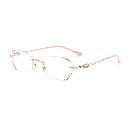 Eterlens おしゃれなフチなしブルーライトカット老眼鏡  | 若見え 軽量で目を守る | 日常の読書に最適-Eterlens