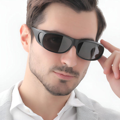 Eterlens｜夜間ドライブ専用│偏光レンズで眩しさ対策│メガネの上からかけられるオーバーグラス -Eterlens