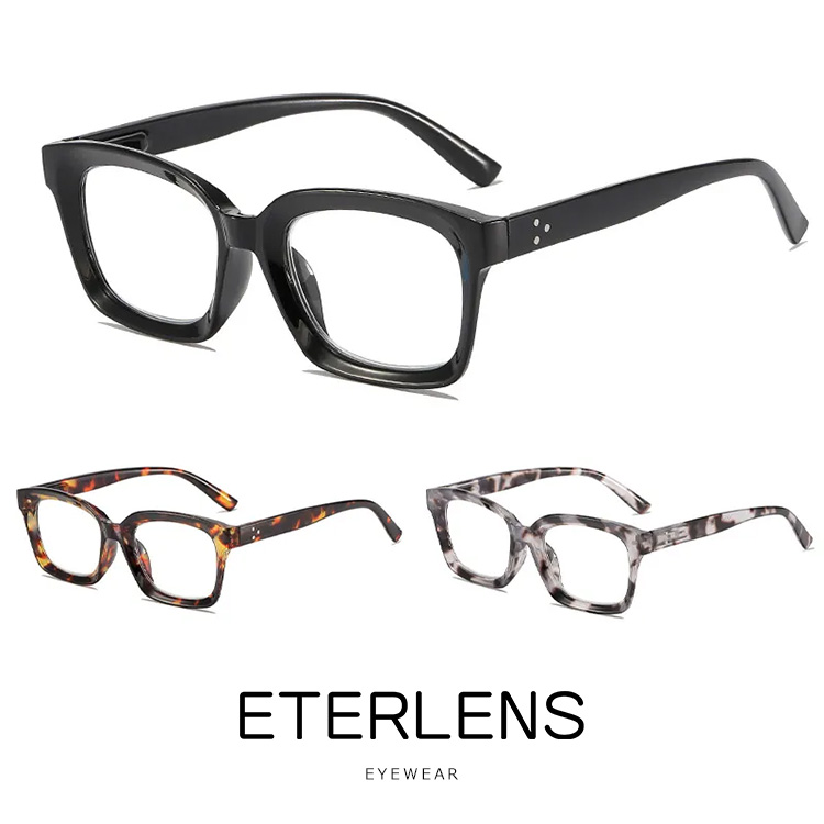Eterlens ブルーライトカット老眼鏡ウェリントン型男女兼用
