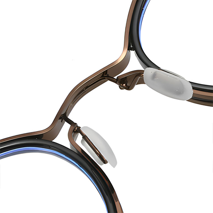 【話題のスタイル・異素材MIX】Eterlens 老眼鏡 おしゃれなラウンド型 | 軽量アセテート×メタル | 快適な掛け心地 | 度数豊富・ユニセックス - 商品画像 6/13 (Round BlueGuard)