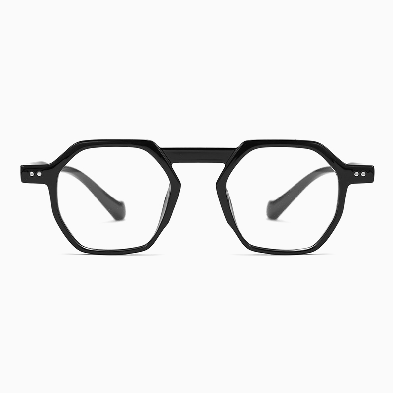 Eterlens｜派手な多角形超軽量メガネ｜個性的でファッショナブル