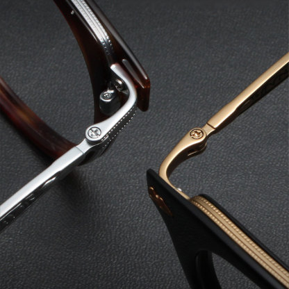Eterlens | 16.5g フルリムチタンメガネ | レトロモダン | オーダーメイ ド