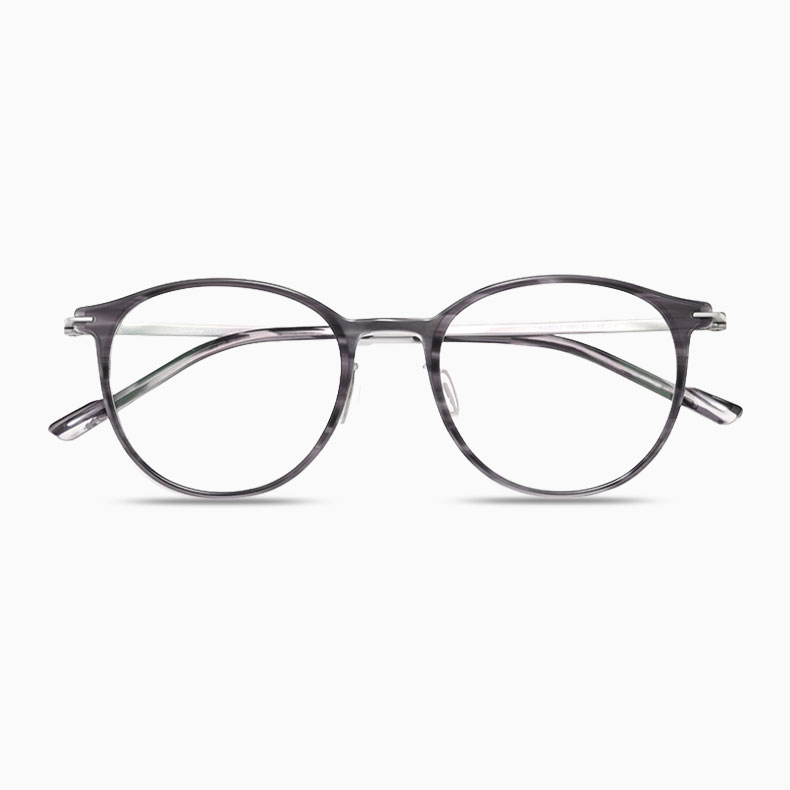 Eterlens | レトロ風アセテートビッグフレームメガネ | スタイリッシュでエレガント