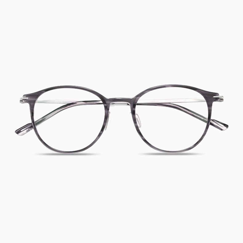 Eterlens | レトロ風アセテートビッグフレームメガネ | スタイリッシュでエレガント