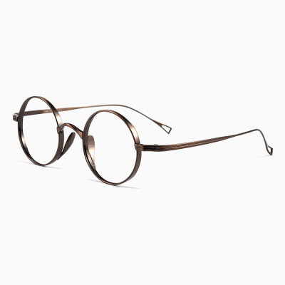 Eterlens KL 時の円環コレクション『刻』｜8.8g 超軽量のチタン製レトロラウンドメガネ｜度付き可能｜匠の技が光る一本 - 商品画像 1/11 (Round RxReady)