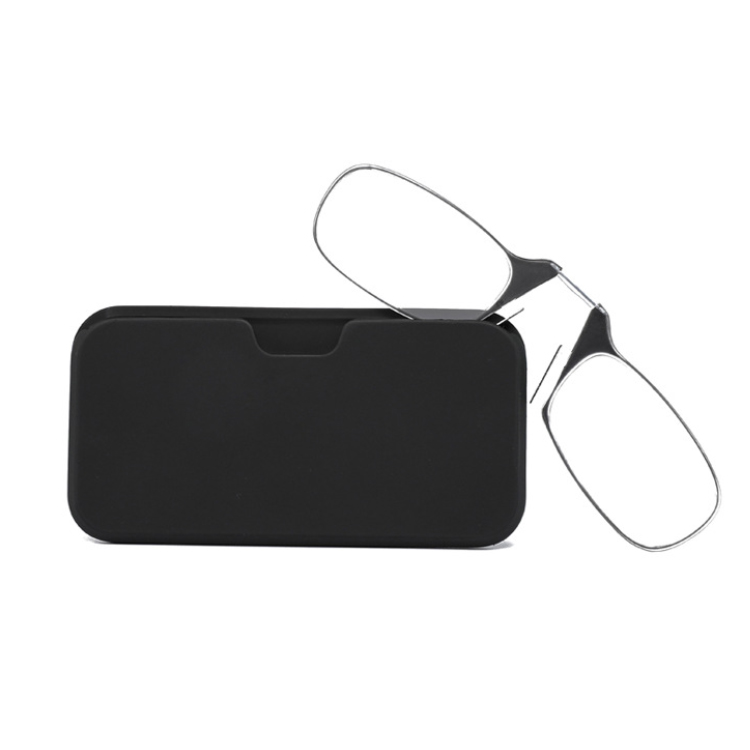【超軽量4.3g・UVカット】Eterlens ノーズクリップ式老眼鏡｜滑りにくく安定したノーズパッド｜スマホ背面に貼り付けて持ち運べる 商品画像 1
