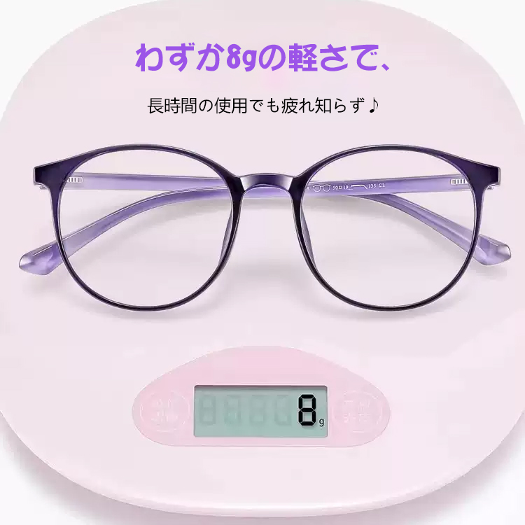 8g 超軽量ブルーライトカット若見え老眼鏡 | Boston BlueGuard | Eterlens